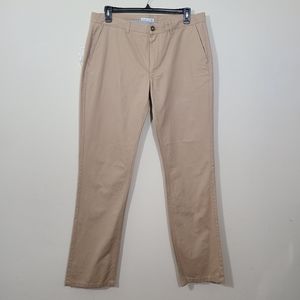 Slate & Stone Mens Straight Leg Khaki Dress Pants